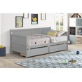 thumbnail image 1 of Daybed with two drawers, Twin Size Sofa Bed, Storage Drawers for Bedroom, Living Room, Grey, 1 of 6