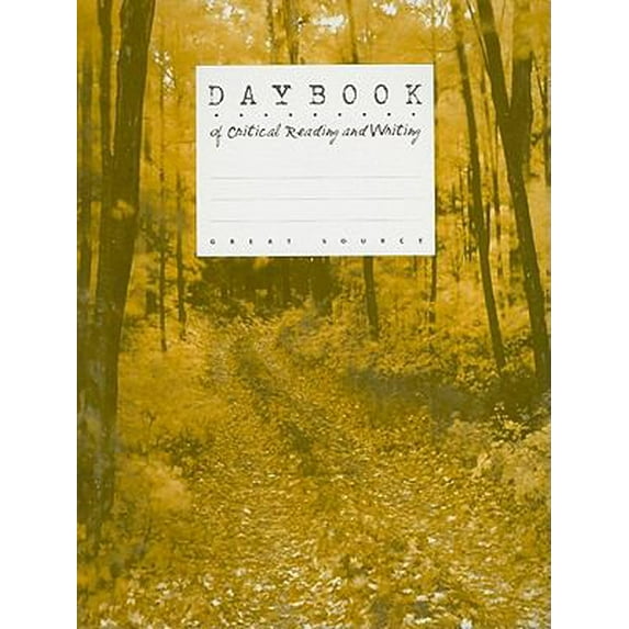 Pre-Owned Daybook of Critical Reading and Writing (Paperback) 0669464406 9780669464405