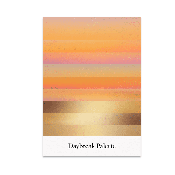 Daybreak Palette Color Block Art - Modern Decor - 13x19 Poster Print