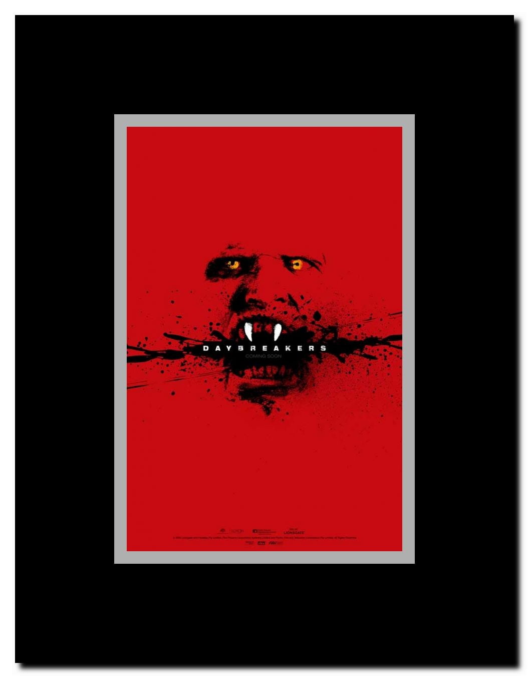 Daybreakers Framed Movie Poster