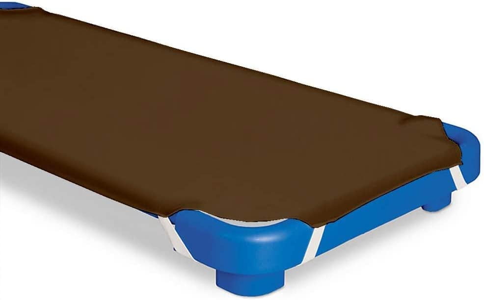 Daycare Cot Sheets for Preschool Cot Beds, 100 Egyptian Cotton Elastic