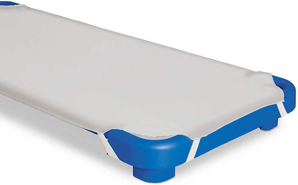 Daycare Cot Sheets for Preschool Cot Beds, 100 Egyptian Cotton Elastic