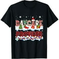 thumbnail image 1 of Daycare Provider Christmas Symbols Xmas Matching Job Team T-Shirt, 1 of 4