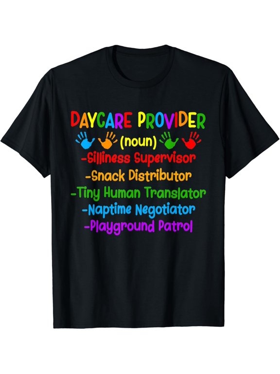Daycare Provider Definition Daycare Teacher Day T-Shirt Unisex S-5XL Hot Trending Shirt, Vintage Birthday Gift