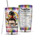 thumbnail image 1 of Daycare Teacher Appreciation Gifts for Women, 20oz Stainless Steel Tumbler Coffee Cup, Birthday Gifts for Kindergarten Teachers from Students, Thanksgiving Day Gifts for Daycare Provider, 1 of 6