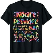 Daycare Teacher Childcare Daycare Provider T-Shirt Black X-Large