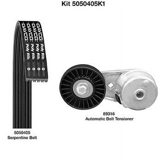 Dayco 5050405K1 - Serpentine Belt Drive Component Kit Fits select: 2010-2017 CHEVROLET EQUINOX, 2010-2017 GMC TERRAIN
