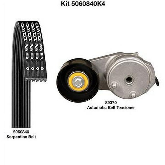Dayco 5060840K4 - Serpentine Belt Drive Component Kit Fits select: 2005-2007 FORD FIVE HUNDRED, 2005-2007 FORD FREESTYLE