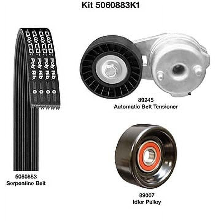 Dayco 5060883K1 - Serpentine Belt Drive Component Kit Fits select