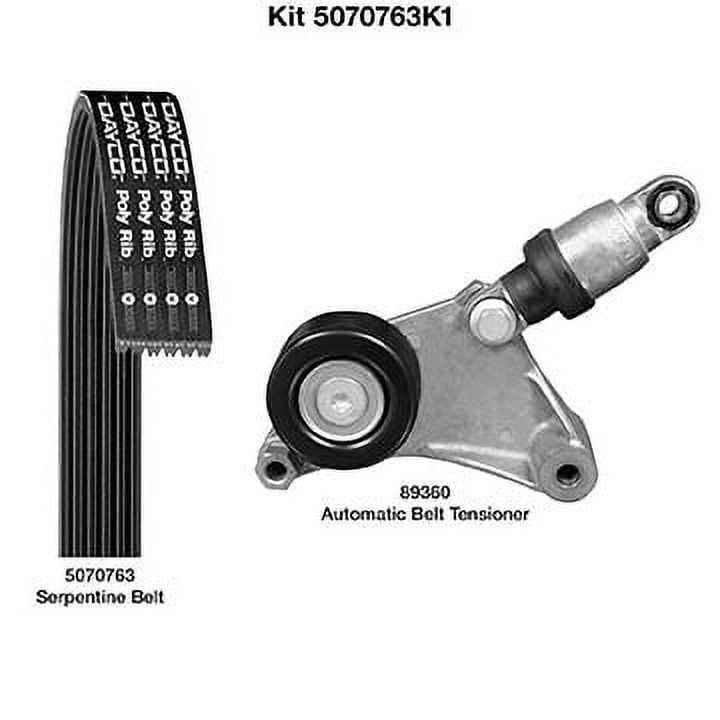 Dayco 5070763K1 Serpentine Belt Drive Component Kit Fits select 2001