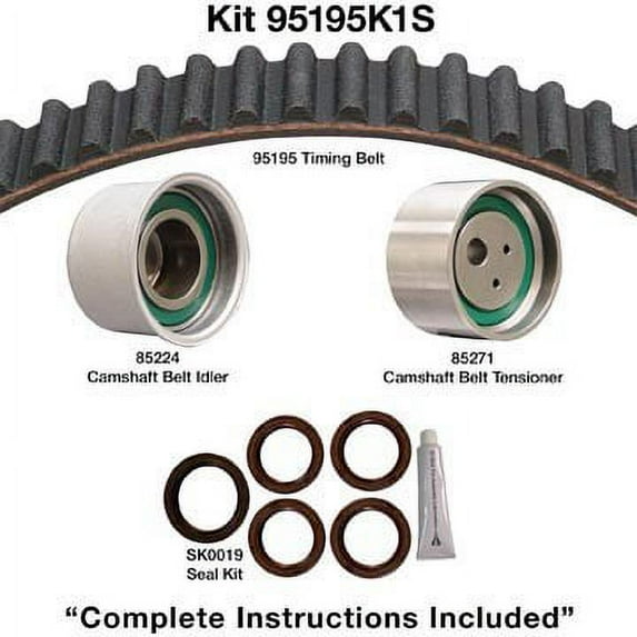 Dayco 95195K1S Timing Belt Kit Fits select: 1991-1999 MITSUBISHI 3000 GT, 1991-1996 DODGE STEALTH