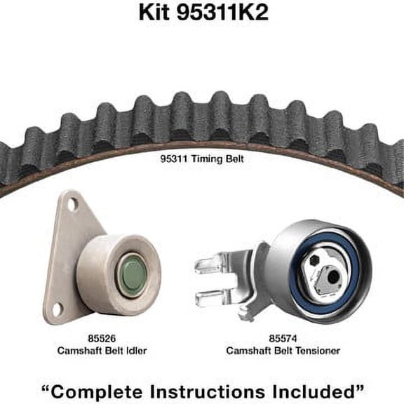 Dayco 95311K2 Timing Belt Kit Fits select: 2012-2016 VOLVO S60, 2006 VOLVO XC90