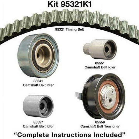 Dayco 95321K1 Timing Belt Kit Fits select: 2002-2004 VOLKSWAGEN JETTA, 2001-2003 VOLKSWAGEN NEW BEETLE