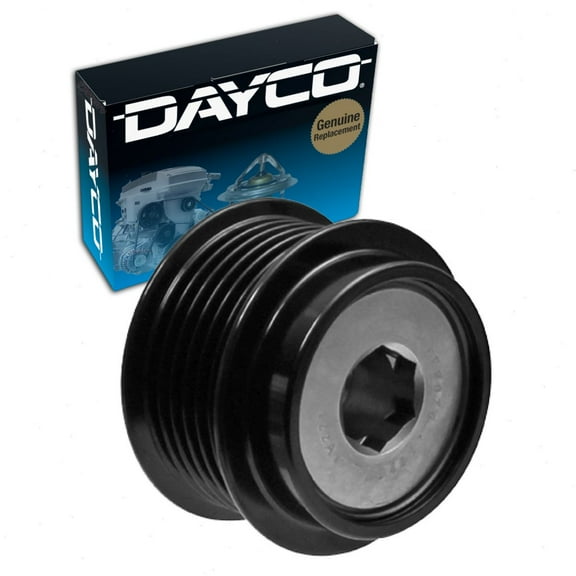 Dayco Alternator Decoupler Pulley compatible with Dodge Grand Caravan 3.3L 3.8L V6 2001-2010