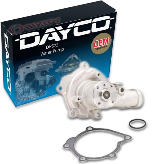Dayco DP575 Engine Water Pump Fits select: 1995-1999 MITSUBISHI ECLIPSE, 1995-1998 EAGLE TALON