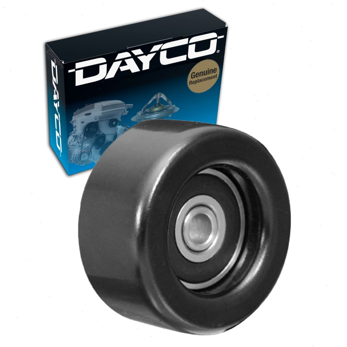 Dayco Drive Belt Idler Pulley compatible with Toyota Highlander 3.5L V6 2008-2018