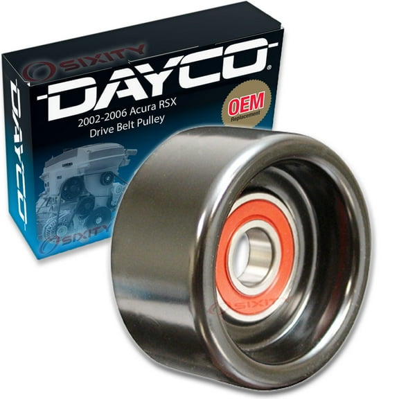 Dayco Drive Belt Tensioner Pulley compatible with Acura RSX 2002-2006