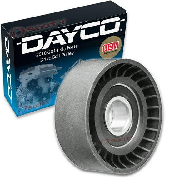 Dayco Drive Belt Tensioner Pulley compatible with Kia Forte 2.0L 2.4L L4 2010-2013