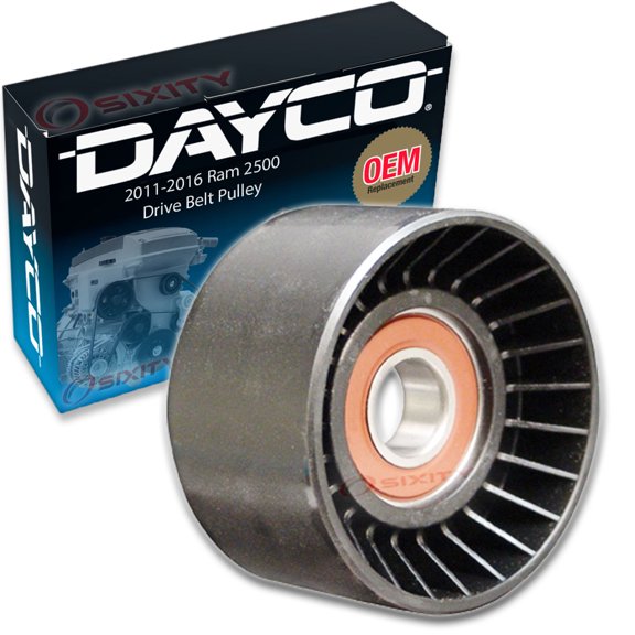 Dayco Drive Belt Tensioner Pulley compatible with Ram 2500 6.7L L6 2011-2018