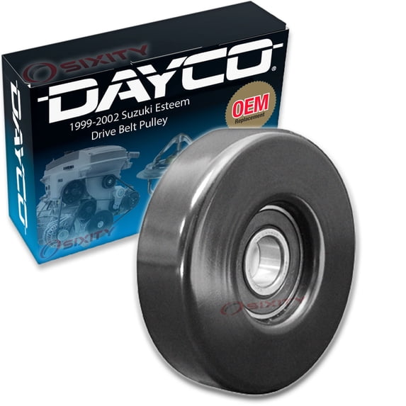 Dayco Drive Belt Tensioner Pulley compatible with Suzuki Esteem 1.8L L4 1999-2002