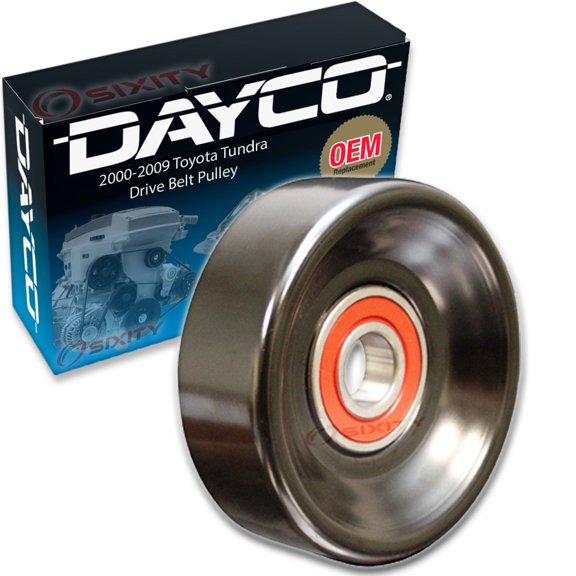 Dayco Drive Belt Tensioner Pulley compatible with Toyota Tundra 4.7L V8 2000-2009