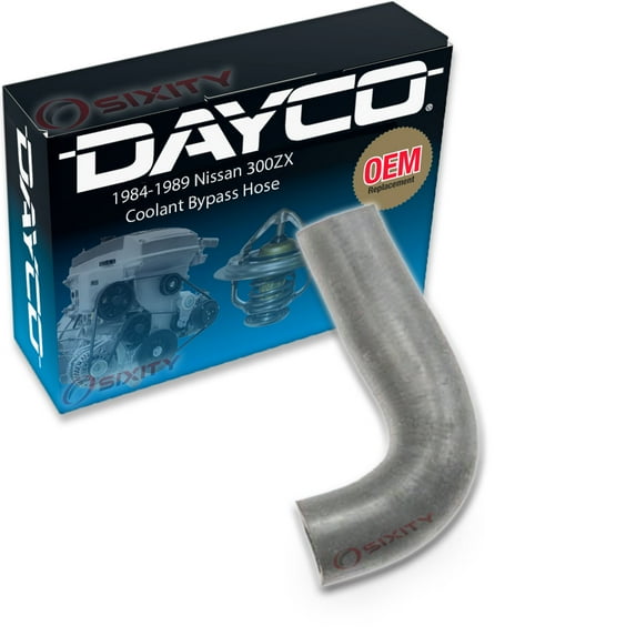 Dayco Engine Coolant Hose compatible with Nissan 300ZX 3.0L V6 1984-1989