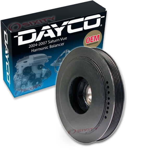 Dayco Engine Harmonic Balancer compatible with Saturn Vue 3.5L V6 2004-2007