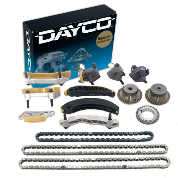 Dayco Engine Timing Chain Kit compatible with Chevrolet Camaro 3.6L V6 2010-2015 - Variable Valve Timing (VVT) Sprockets Not Included