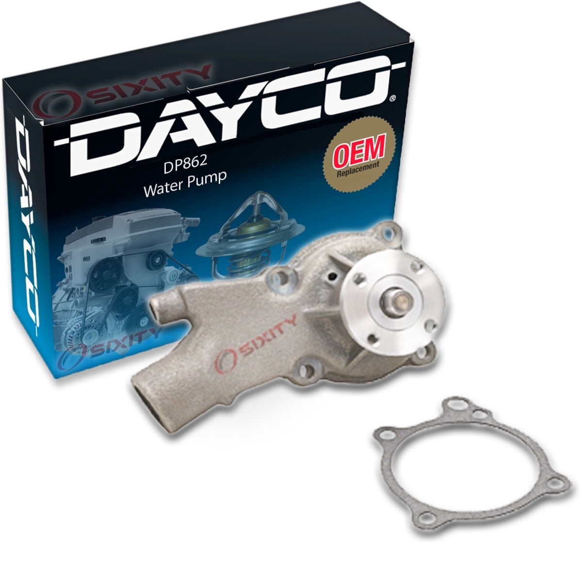 Dayco Engine Water Pump P/N:Dp862 Fits select: 1978-1984 CHEVROLET C10, 1980-1982 CHEVROLET BLAZER