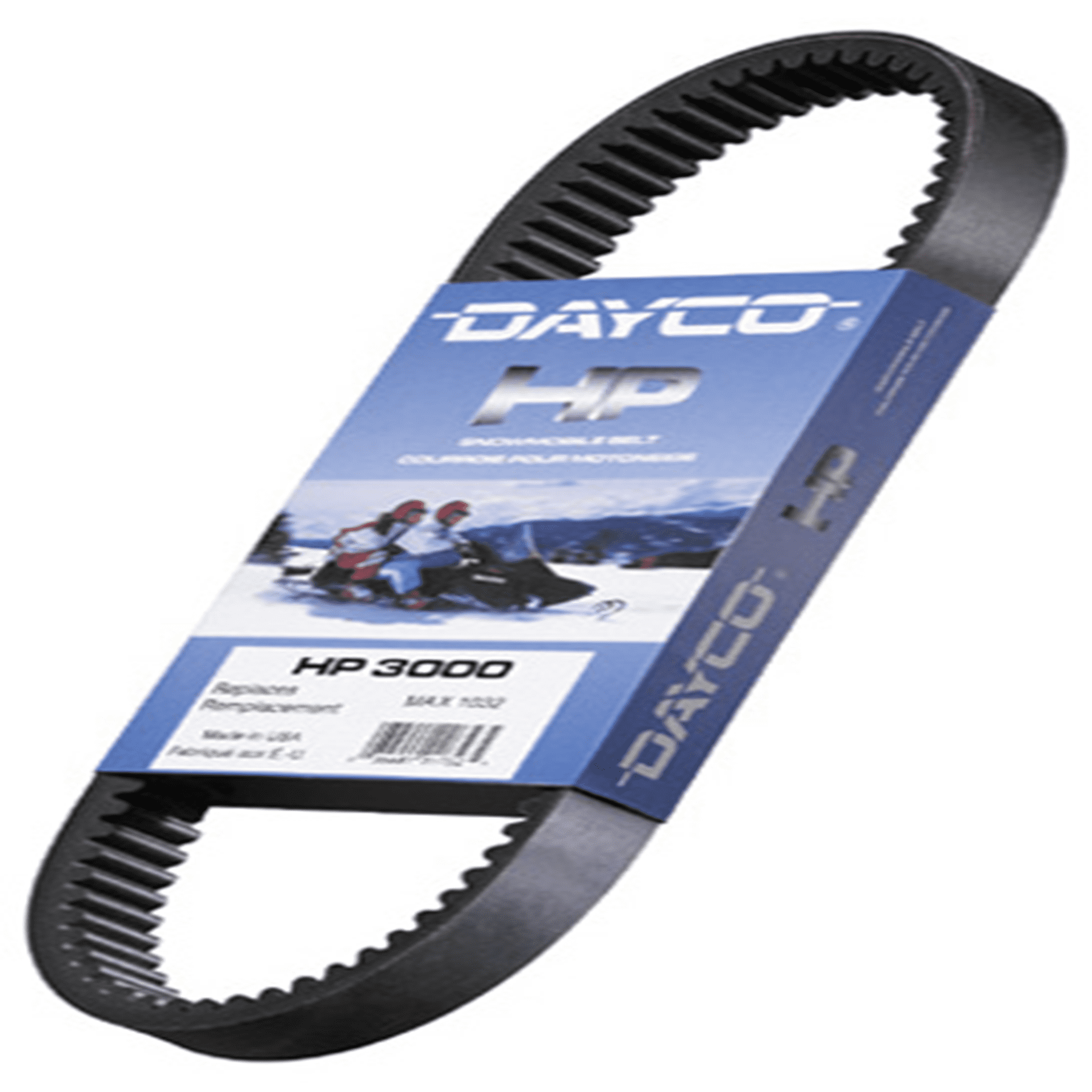 Dayco HP3020 High-Performance Drive 1/8"L x 1-3/8"W Automotive Replacement Belt