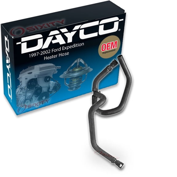 Dayco Heater To Pipe HVAC Heater Hose compatible with Ford Expedition 4.6L 5.4L V8 1997-2002