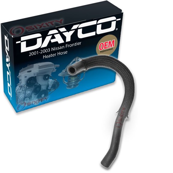 Dayco Heater To Pipe Lower HVAC Heater Hose compatible with Nissan Frontier 3.3L V6 1999-2004