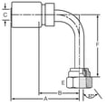 thumbnail image 1 of Dayco Hydraulics 108651 Hydraulic Coupling / Adapter, 1 of 2