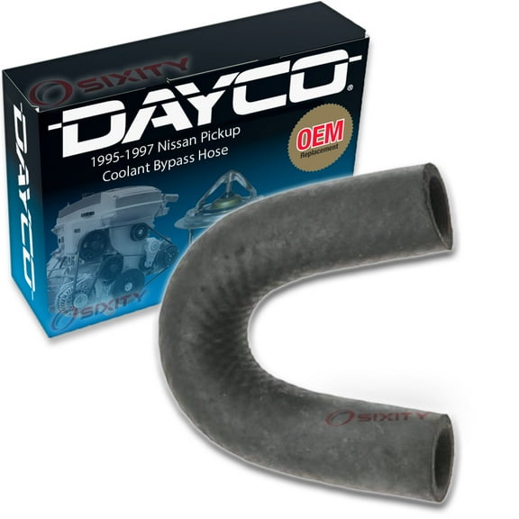 Dayco Intake Manifold To Thermostat Engine Coolant Hose compatible with Nissan Pickup 2.4L L4 1995-1997