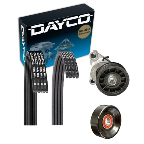 Dayco Main Drive Serpentine Belt Drive Component Kit compatible with Chevrolet Colorado 5.3L V8 2009-2012