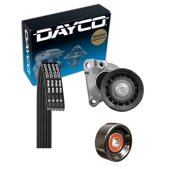 Dayco Main Drive Serpentine Belt Drive Component Kit compatible with Ford Fusion 2.3L L4 2006