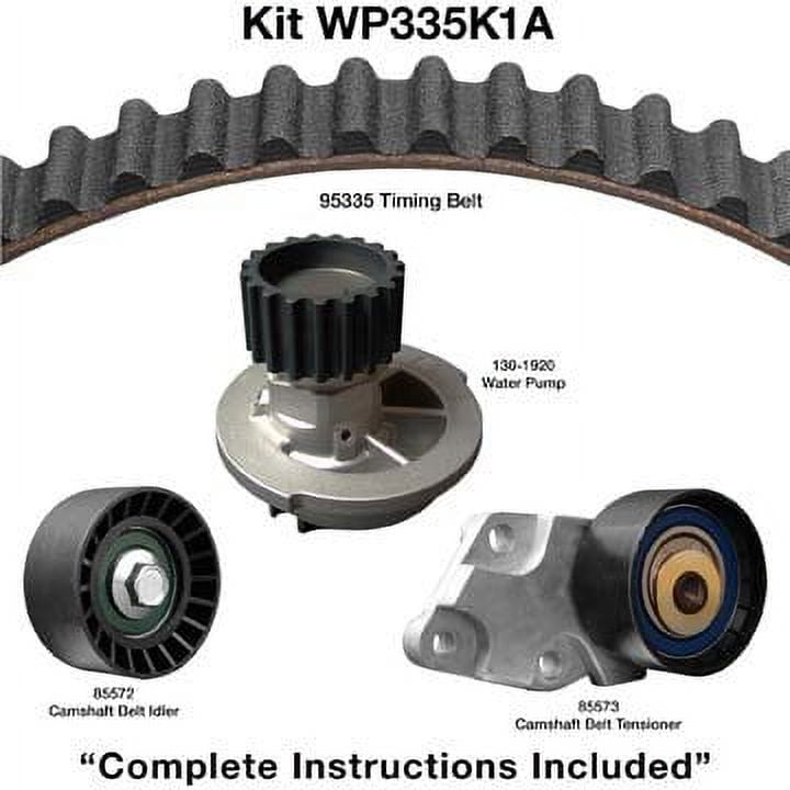 Dayco Premium T-Belt Kit w/ Water Pump, Without Seals Fits select: 2004-2008 CHEVROLET AVEO