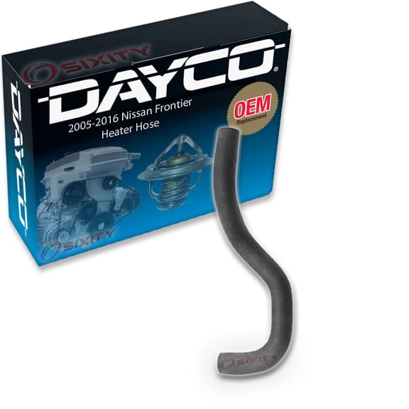 Dayco Tee To Pipe HVAC Heater Hose compatible with Nissan Frontier 4.0L V6 2005-2016