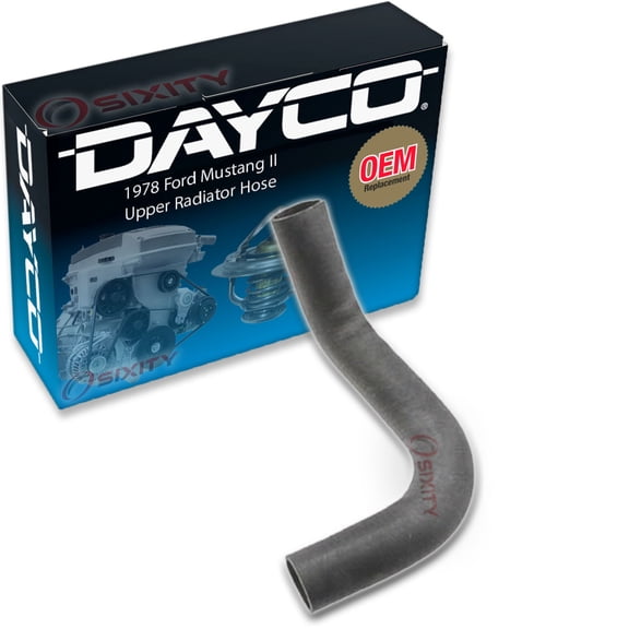 Dayco Upper Radiator Coolant Hose compatible with Ford Mustang II 5.0L V8 1978