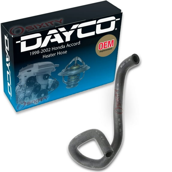 Dayco Valve To Engine HVAC Heater Hose compatible with Honda Accord 2.3L L4 1998-2002