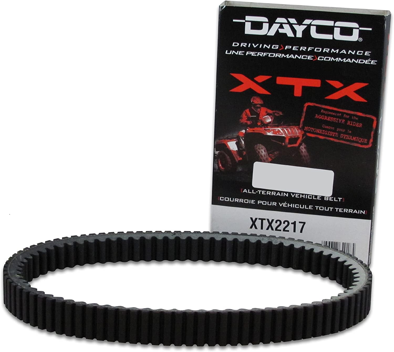Dayco XTX2233 XTX Extreme Torque ATV/UTV Drive Belt, Black