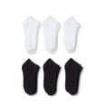 thumbnail image 1 of Daydana Low Cut No Show Ankle Socks Pack of 36 Polyester Size 6-12 Black White Grey, 1 of 2