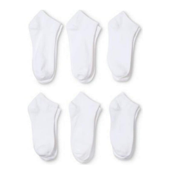 Daydana Low Cut No Show Ankle Socks Pack of 36 Polyester Size 6-12 Black White Grey