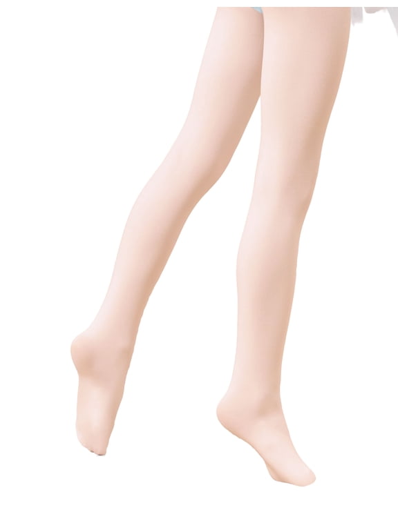 60D Ballet Dance Tights, Ultra Soft Footed Stretch Leggings for Kids