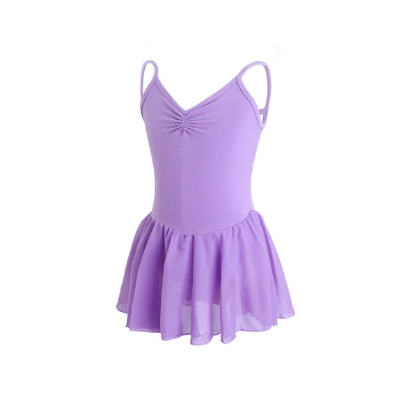 Daydance Camisole Ballet Dance Dress With Chiffon Skirt Girls