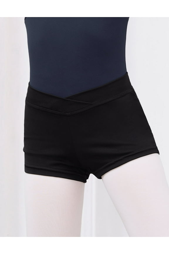 Girls Ballet Dance Shorts Nylon Workout Sport Yoga Gymnastic Shorts