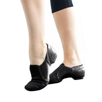 Daydance Jazz Shoes Leather Slip On for Women, Men