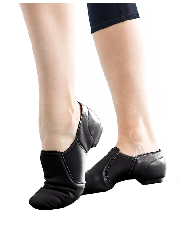 Jazz Shoes Leather Slip On for Women, Men