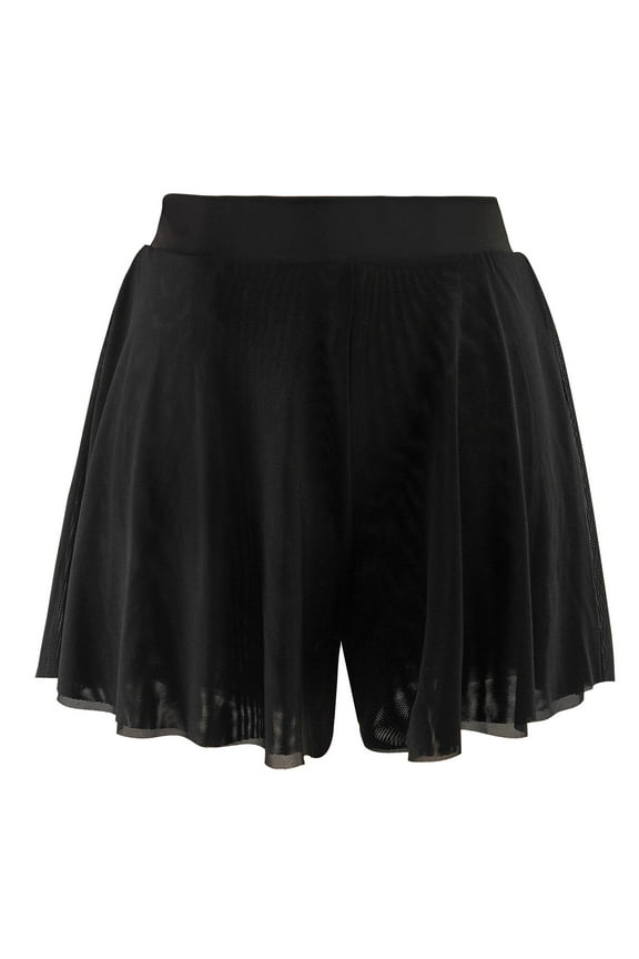 Women Ballet Gymnastics Dance Shorts Black