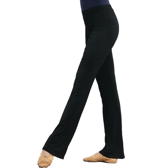 Daydance Women's Flared Yoga Pants Cotton Stretchy Dance Gym Fitness Trousers